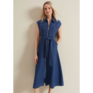 Phase Eight Luiza Denim Midi Dress